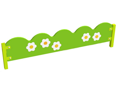 Секция ограждения Ромашковое поле (в комплекте с 1 столбиком)