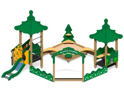 Песочный дворик Cказочная опушка 1