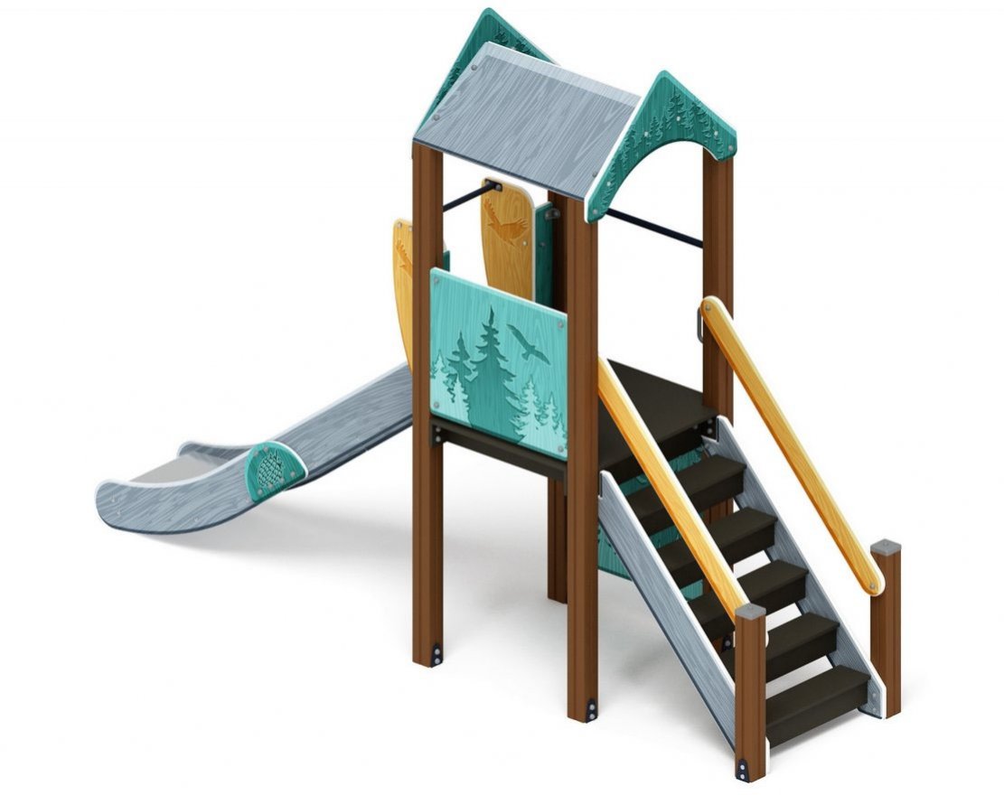 Детская игровая площадка Шишкин дом-4 - вид 4