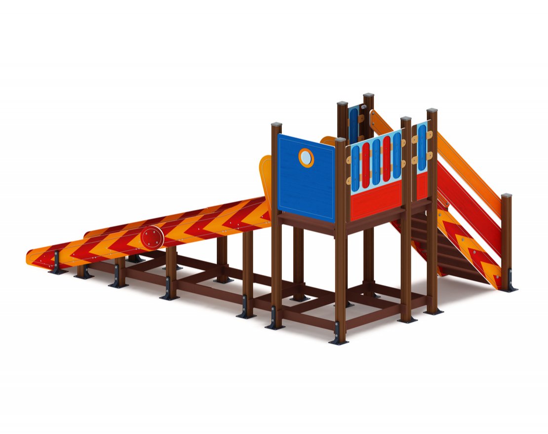 Горка Снежный вихрь-1 h=1500 - вид 4