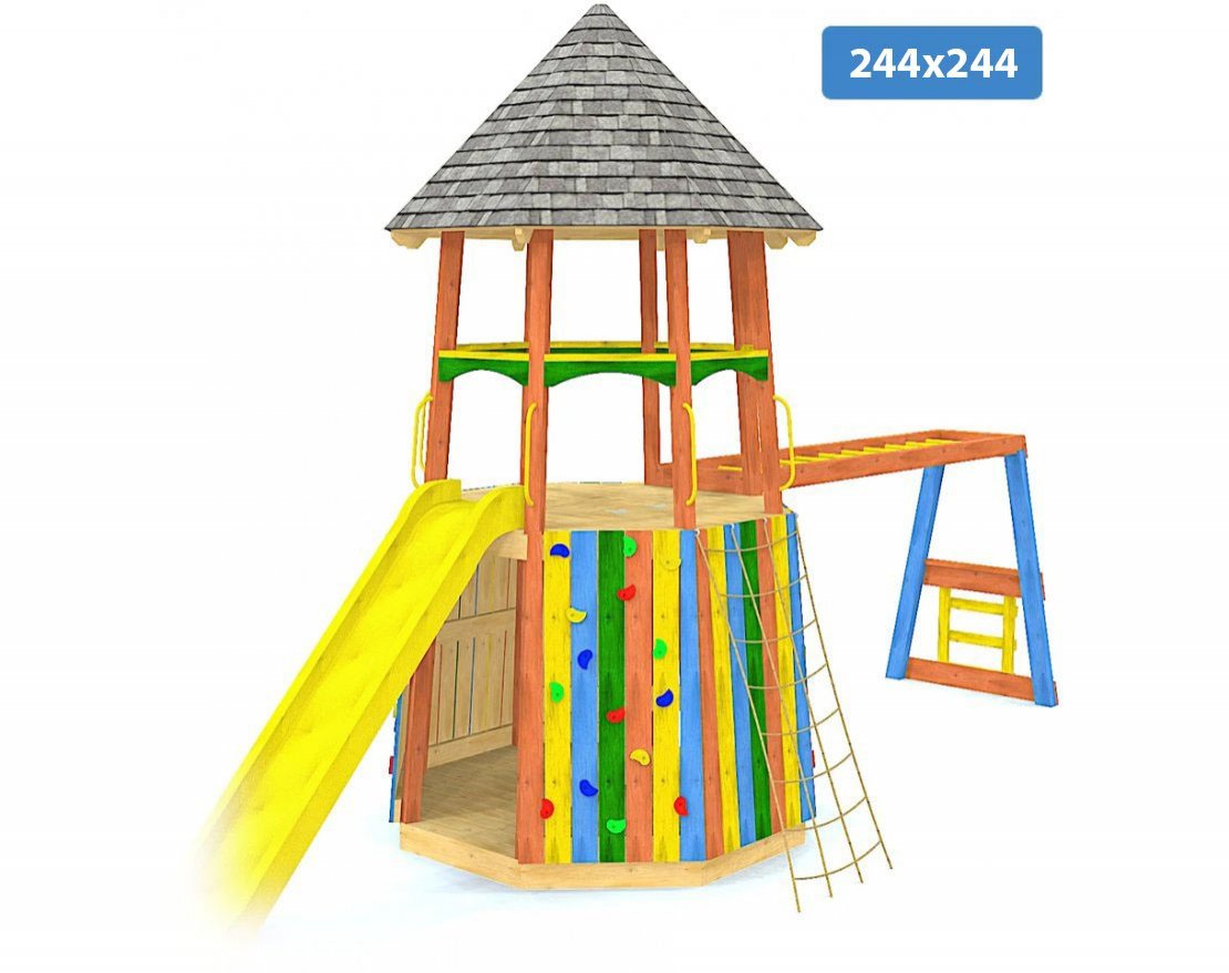 Игровой комплекс TORUDA WOOD Башня - вид 2