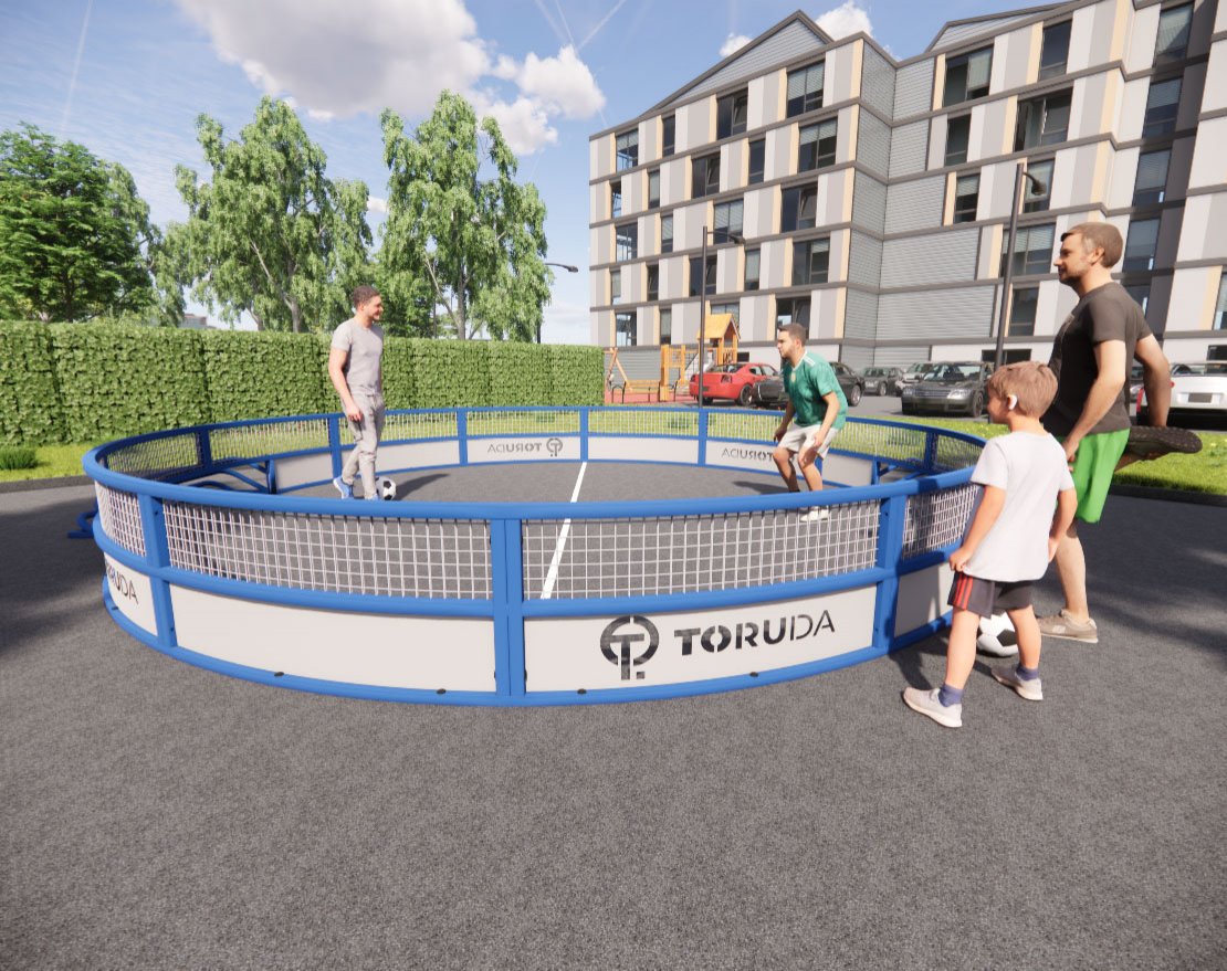 Площадка для панна футбола - вид 3