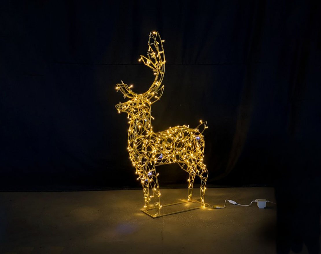 Световая фигура Олень стилизованный - вид 5